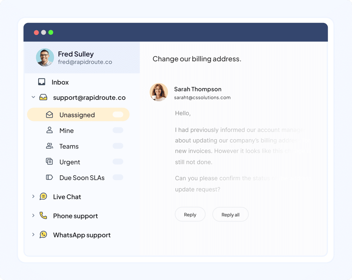 screenshot - Hiver Service Desk Testbericht für 2026