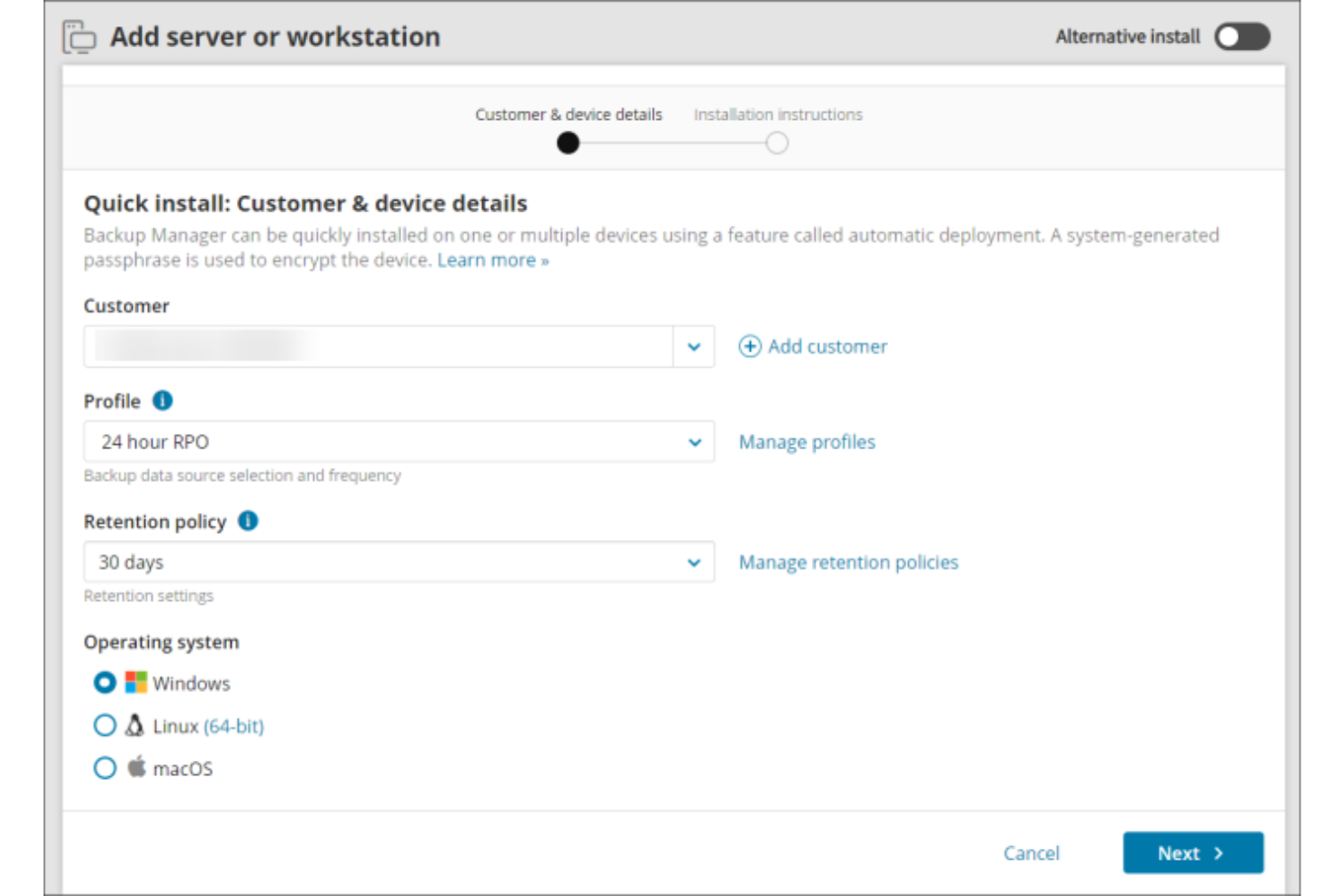 screenshot - Cove Data Protection Review: Pros, Cons, Features and Pricing