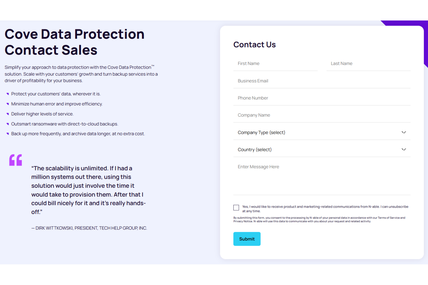 screenshot - Cove Data Protection Review: Pros, Cons, Features and Pricing
