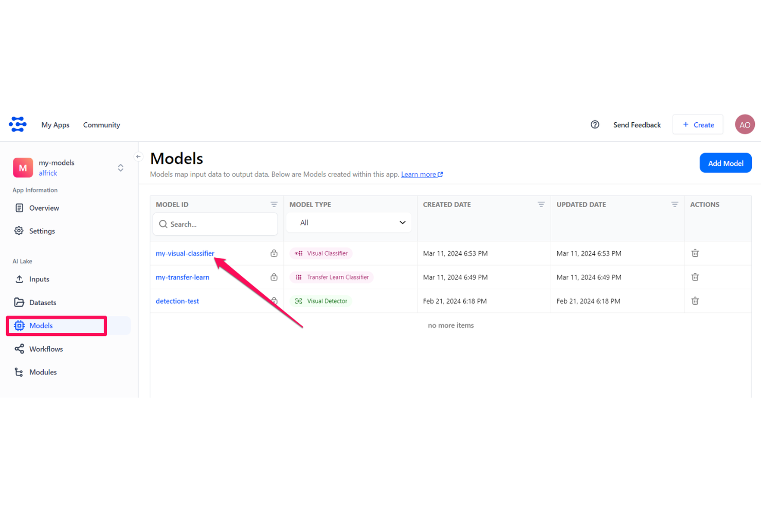 screenshot - Clarifai Review: Pros, Cons, Features and Pricing