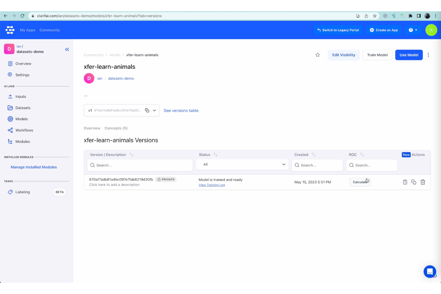 screenshot - Clarifai Review: Pros, Cons, Features and Pricing