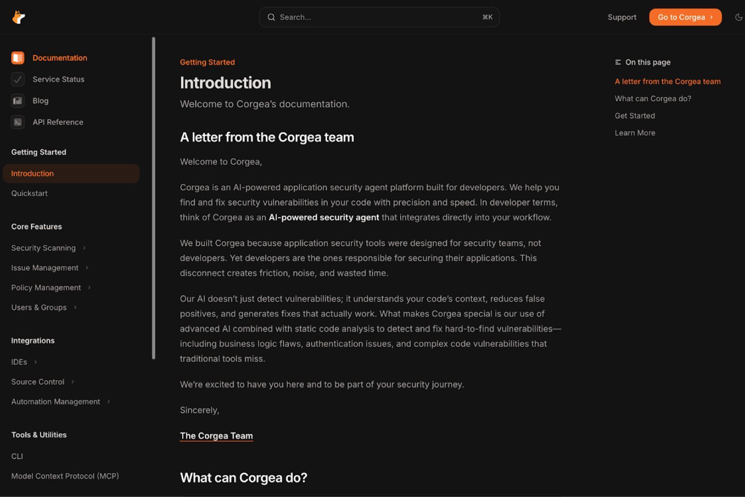 screenshot - Corgea Review: Pros, Cons, Features & Pricing
