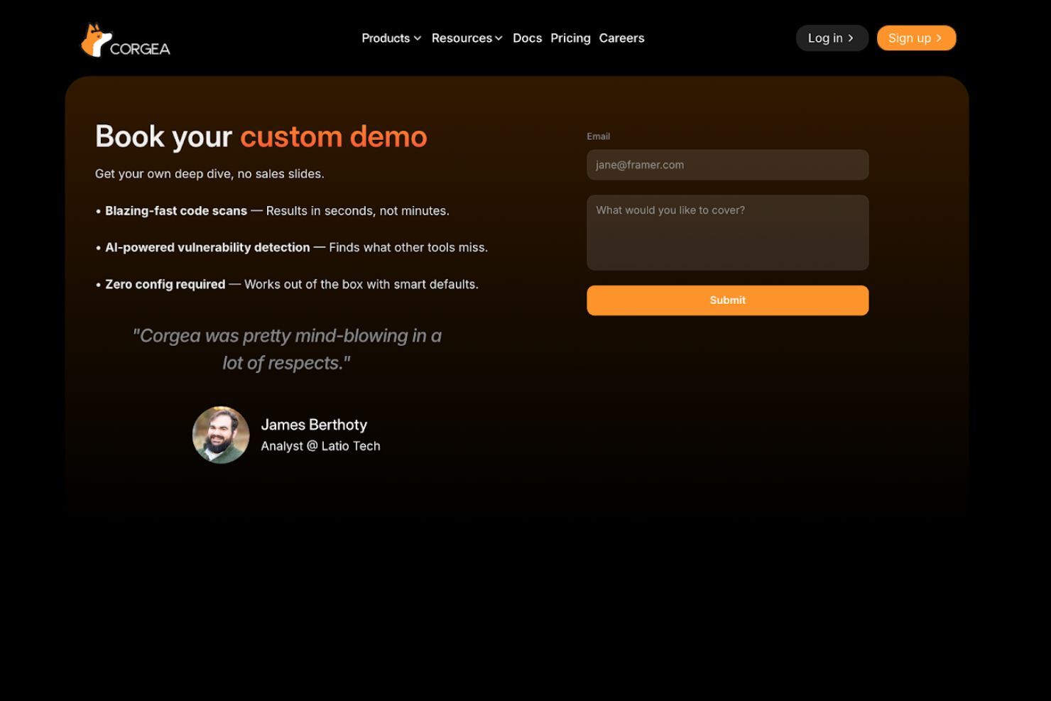 screenshot - Corgea Review: Pros, Cons, Features & Pricing