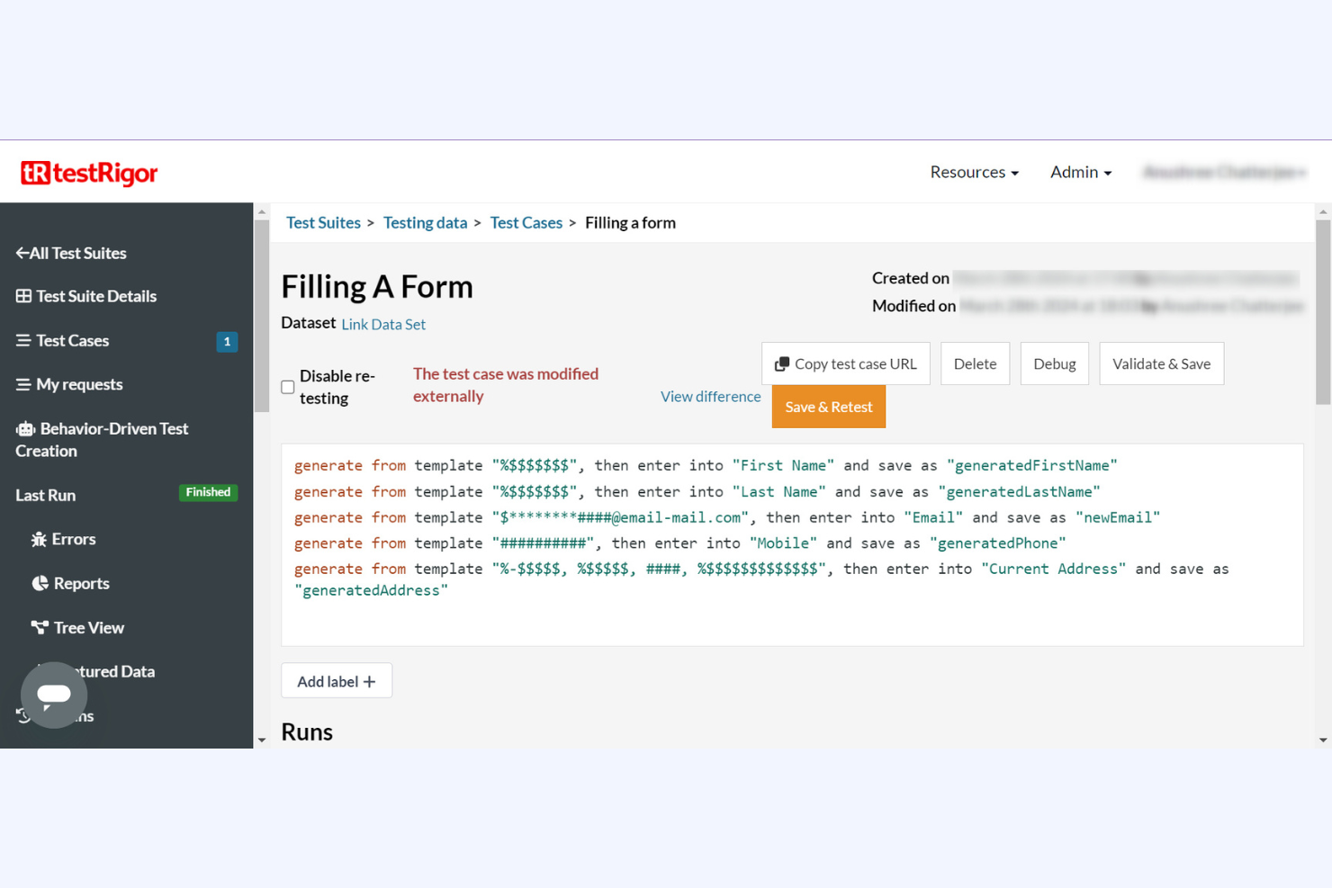 screenshot - testRigor Review 2026: Pros, Cons, Features, and Pricing