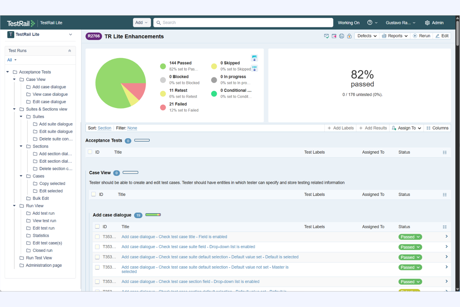 screenshot - TestRail Review 2026: Pros, Cons, Features, and Pricing