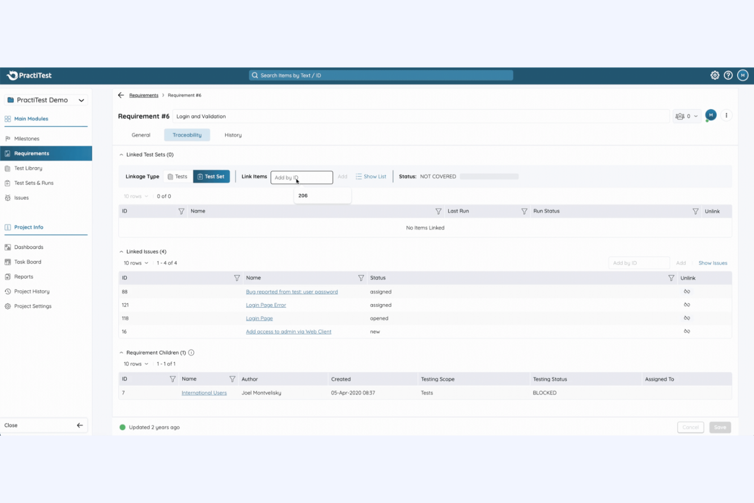 screenshot - PractiTest Review 2026: Pros, Cons, Features, and Pricing