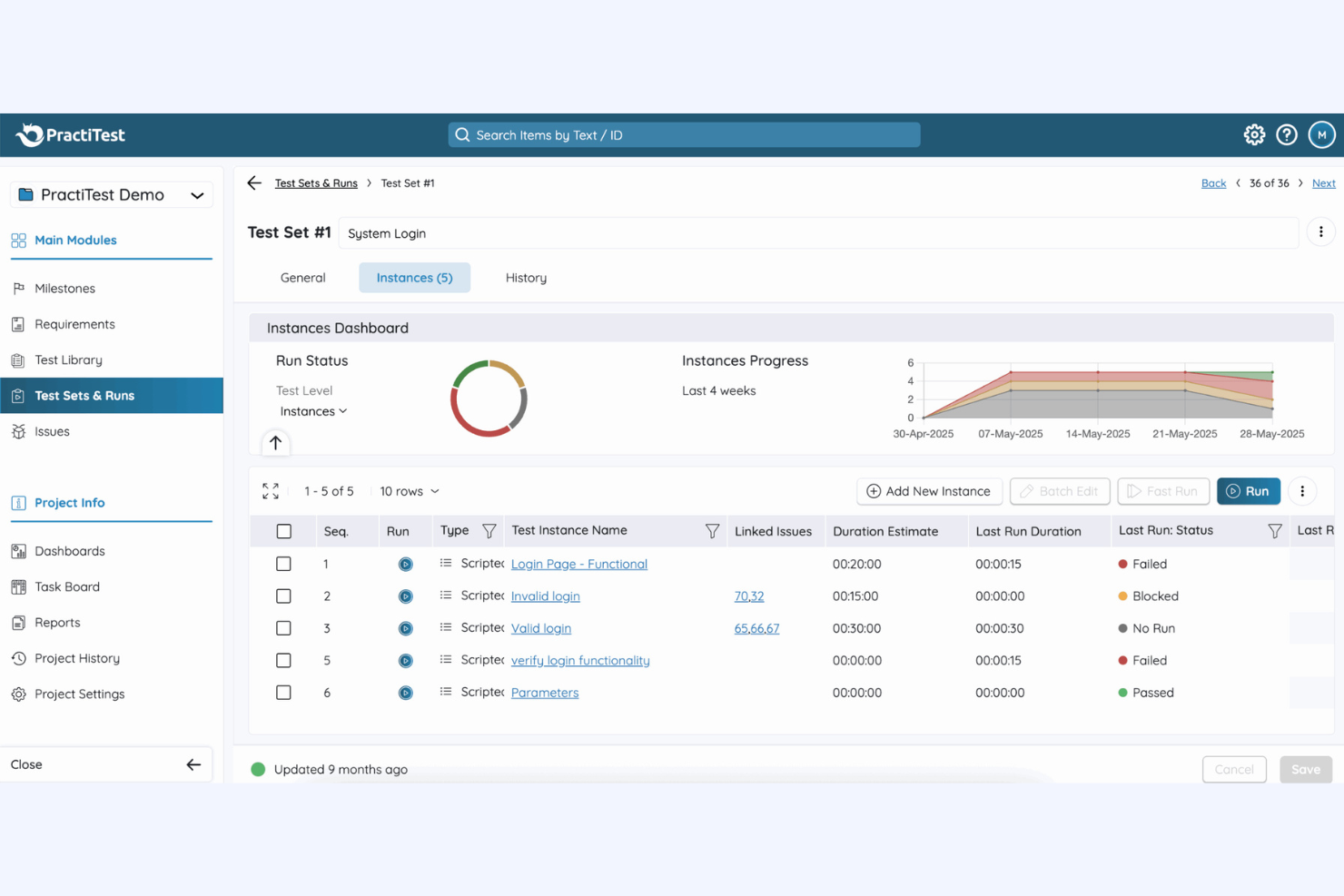 screenshot - PractiTest Review 2026: Pros, Cons, Features, and Pricing