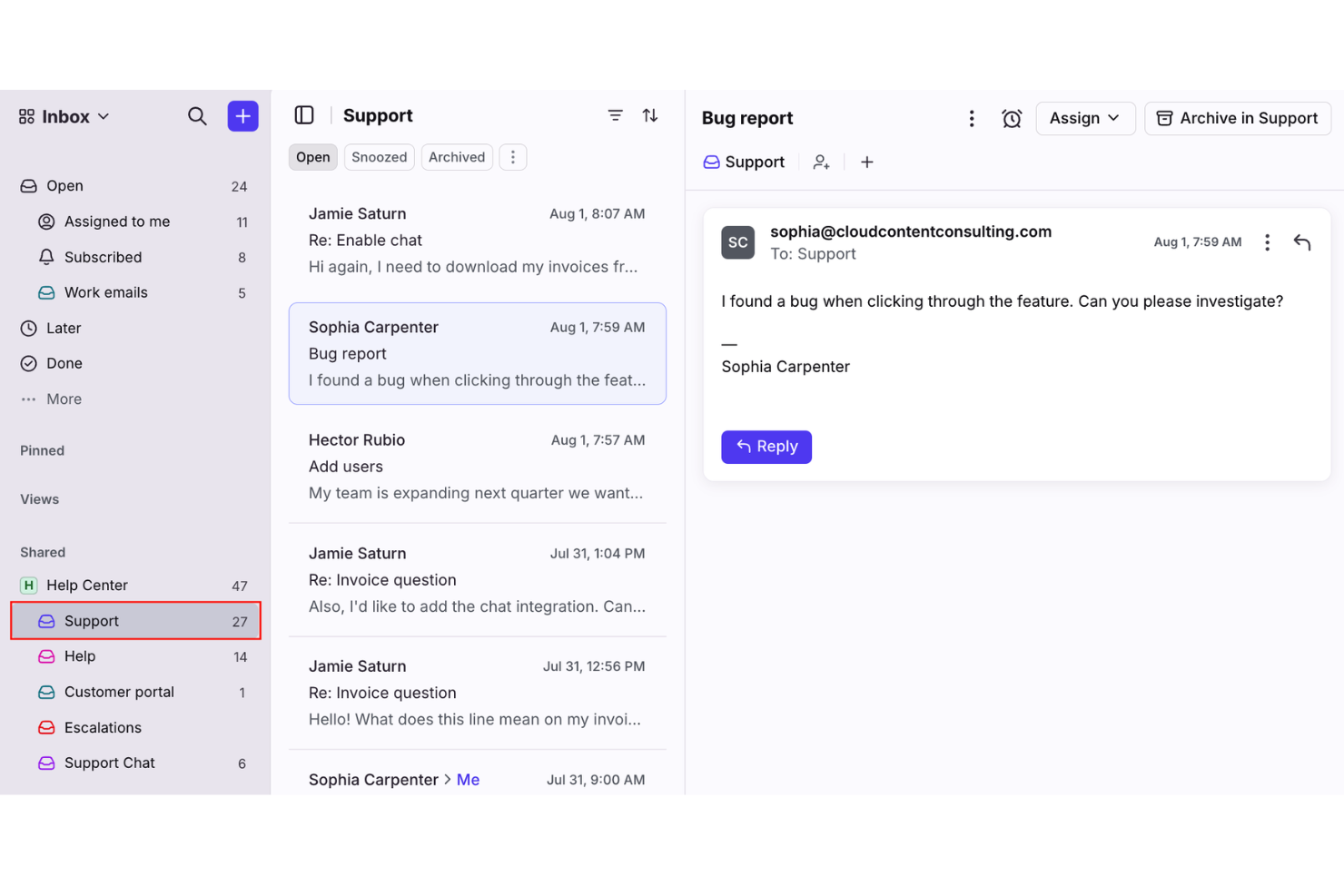 screenshot - Front Review 2026: Pros, Cons, Features, and Pricing