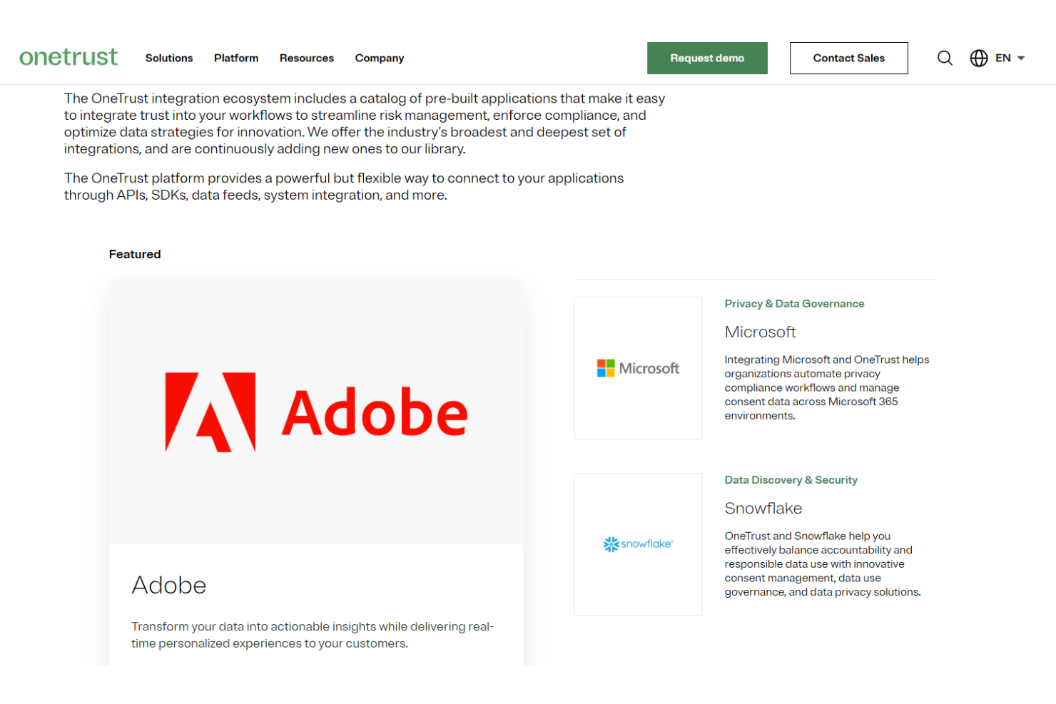 screenshot - OneTrust Review 2026: Pros, Cons, Features, and Pricing