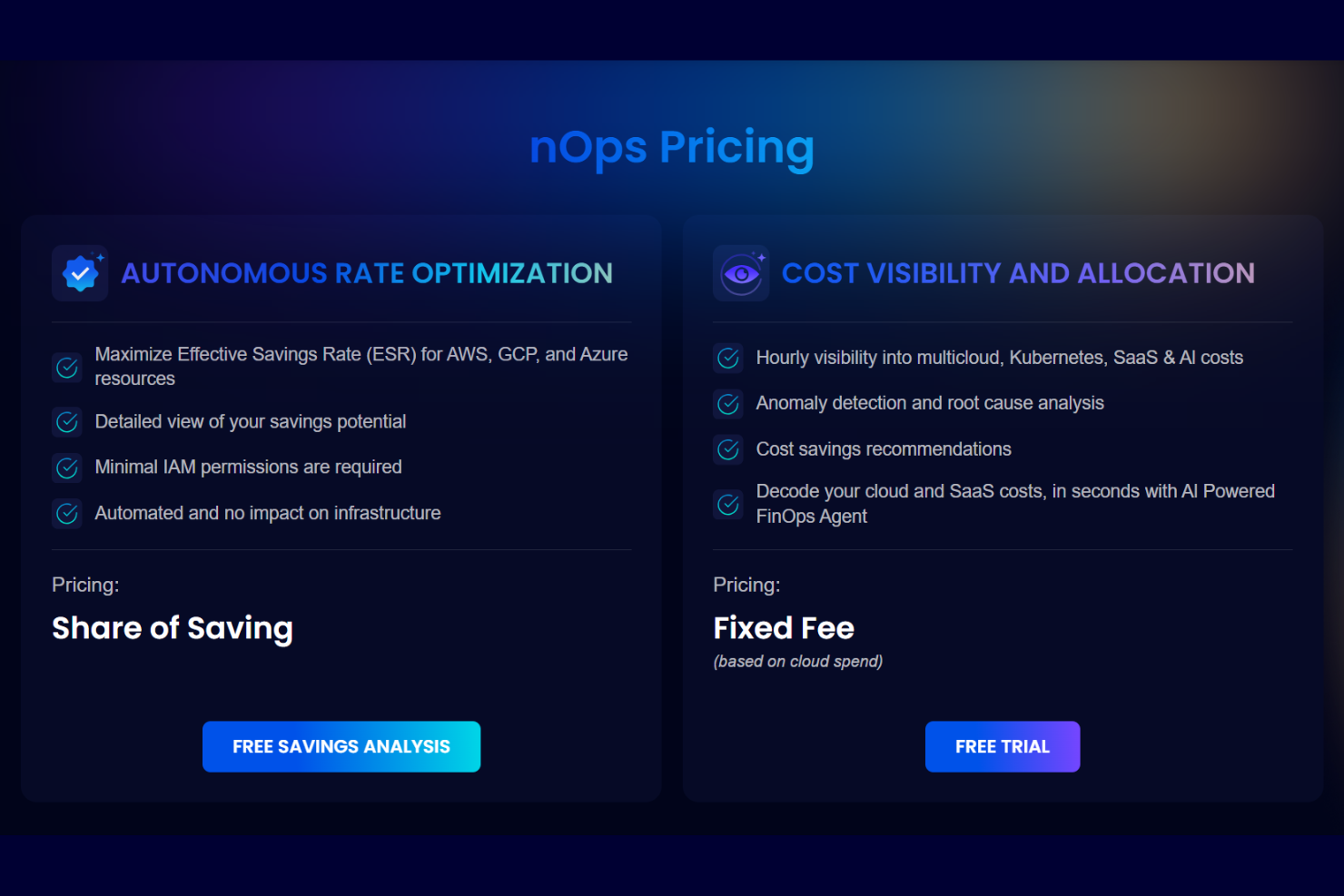 screenshot - nOps Review 2026: Pros, Cons, Features, and Pricing