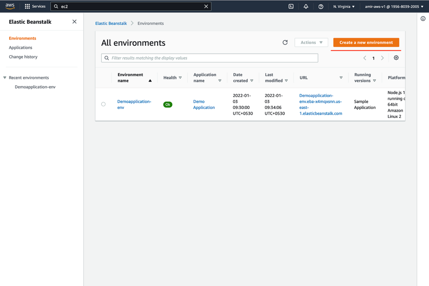 screenshot - AWS Elastic Beanstalk Review 2026: Pros, Cons, Features, and Pricing