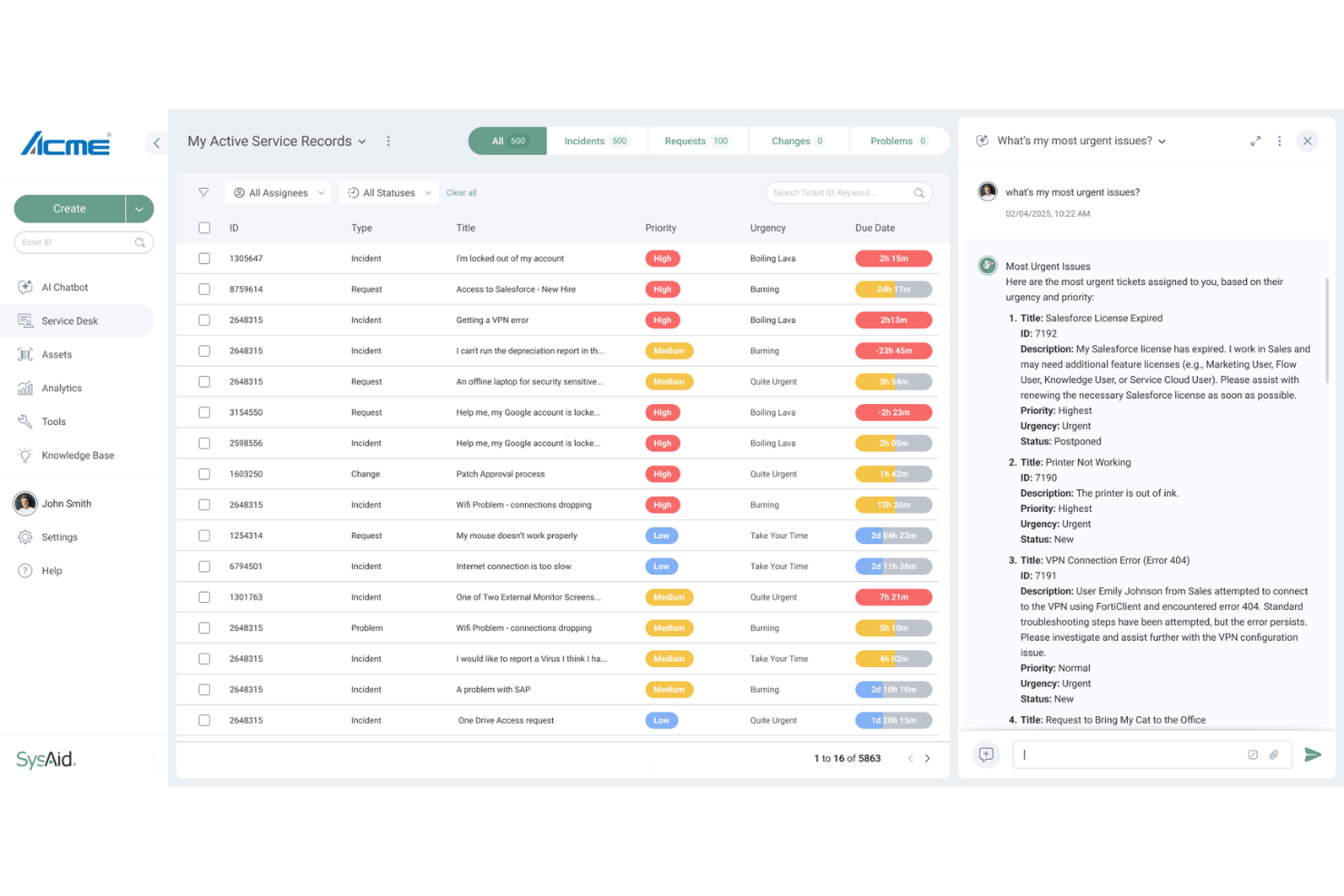 screenshot - SysAid Review 2026: Pros, Cons, Features, and Pricing