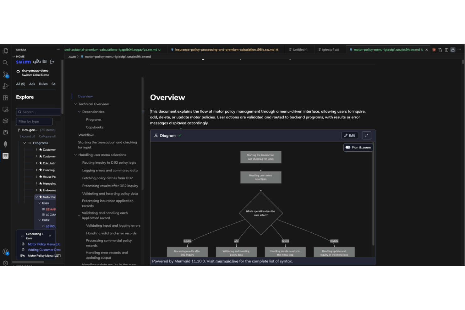 screenshot - Swimm Review 2026: Pros, Cons, Features, and Pricing
