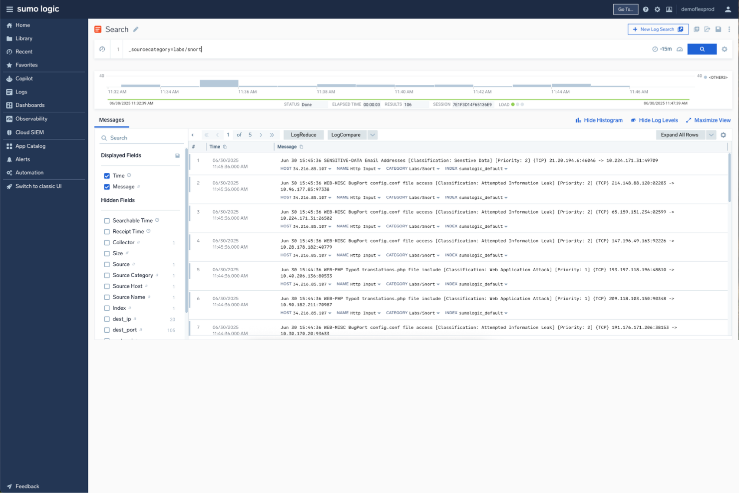 screenshot - Sumo Logic Review 2026: Pros, Cons, Features, and Pricing