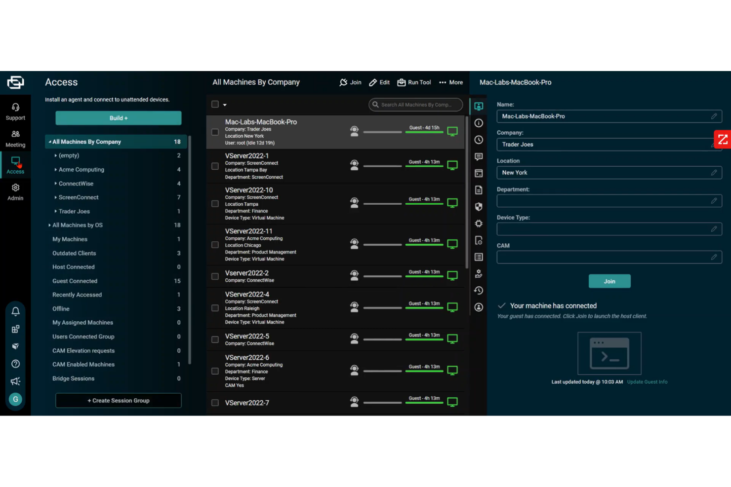 screenshot - ConnectWise ScreenConnect Review 2026: Pros, Cons, Features, and Pricing
