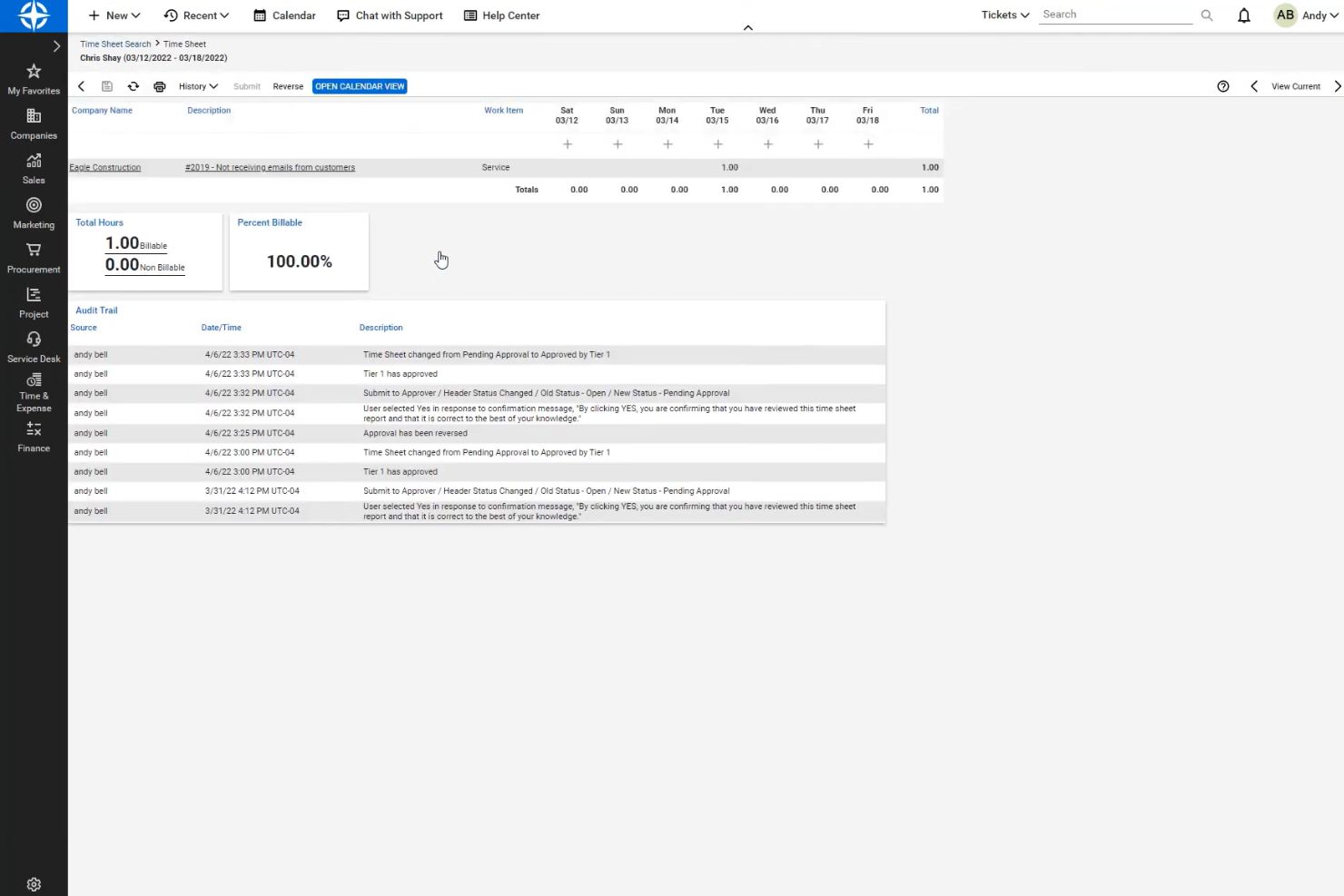 screenshot - ConnectWise PSA Review 2026: Pros, Cons, Features, and Pricing