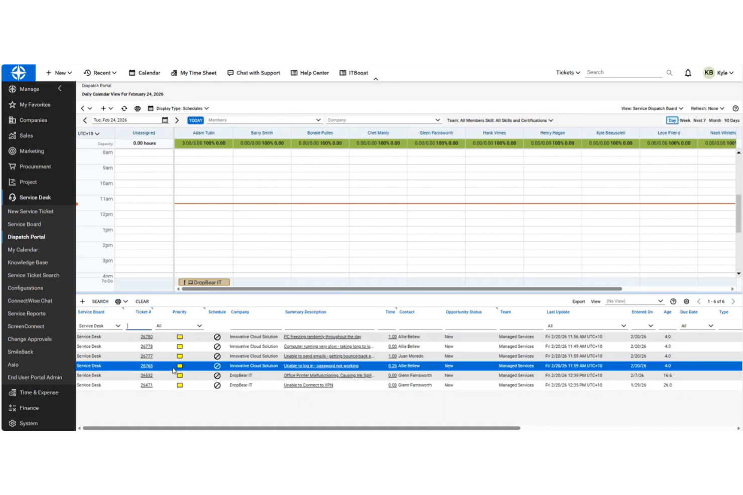 screenshot - ConnectWise PSA Review 2026: Pros, Cons, Features, and Pricing