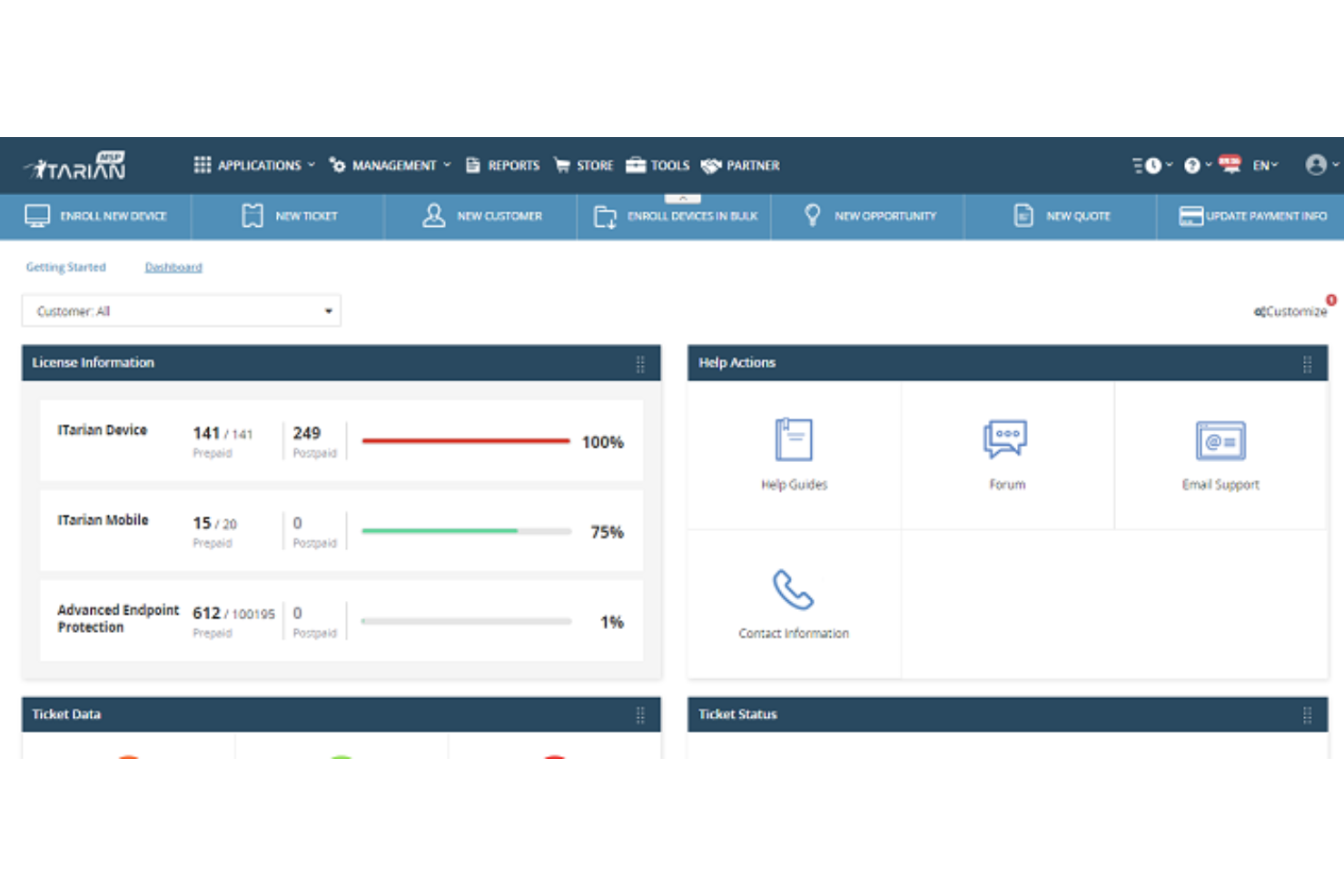 screenshot - ITarian Review: Pros, Cons, Features, and Pricing Explained