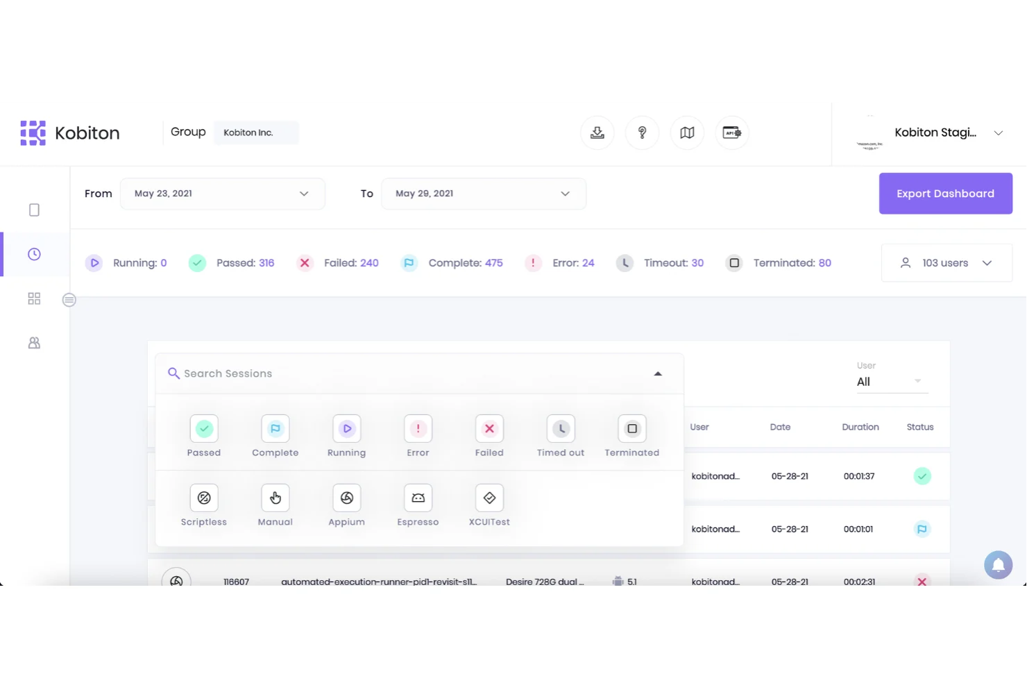 screenshot - Kobiton Review 2026: Pros, Cons, Features, and Pricing