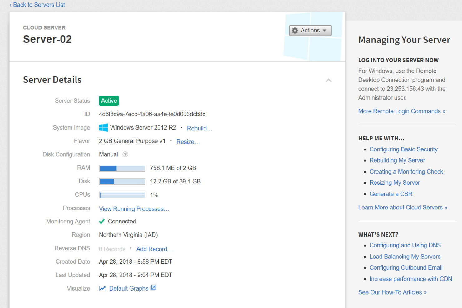 screenshot - Rackspace Review 2026: Pros, Cons, Features, and Pricing