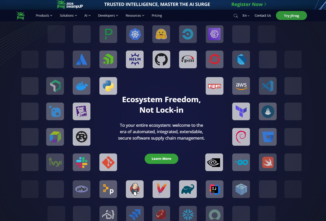 screenshot - JFrog Software Supply Chain Platform Review: Pros, Cons, Features, and Pricing