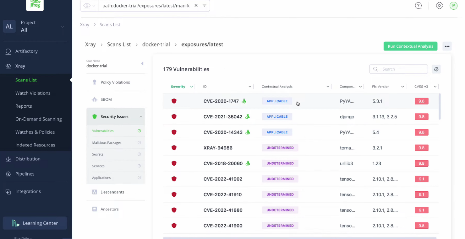screenshot - JFrog Software Supply Chain Platform Review: Pros, Cons, Features, and Pricing