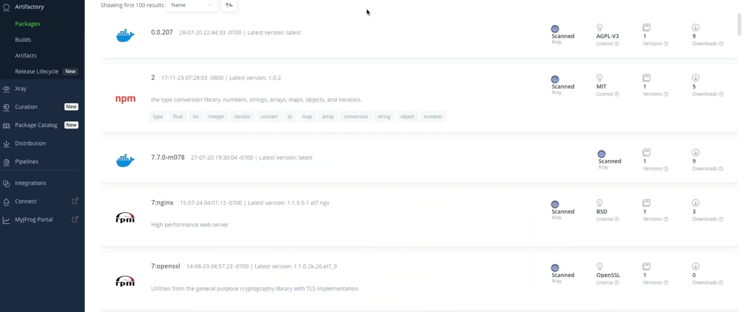 screenshot - JFrog Software Supply Chain Platform Review: Pros, Cons, Features, and Pricing