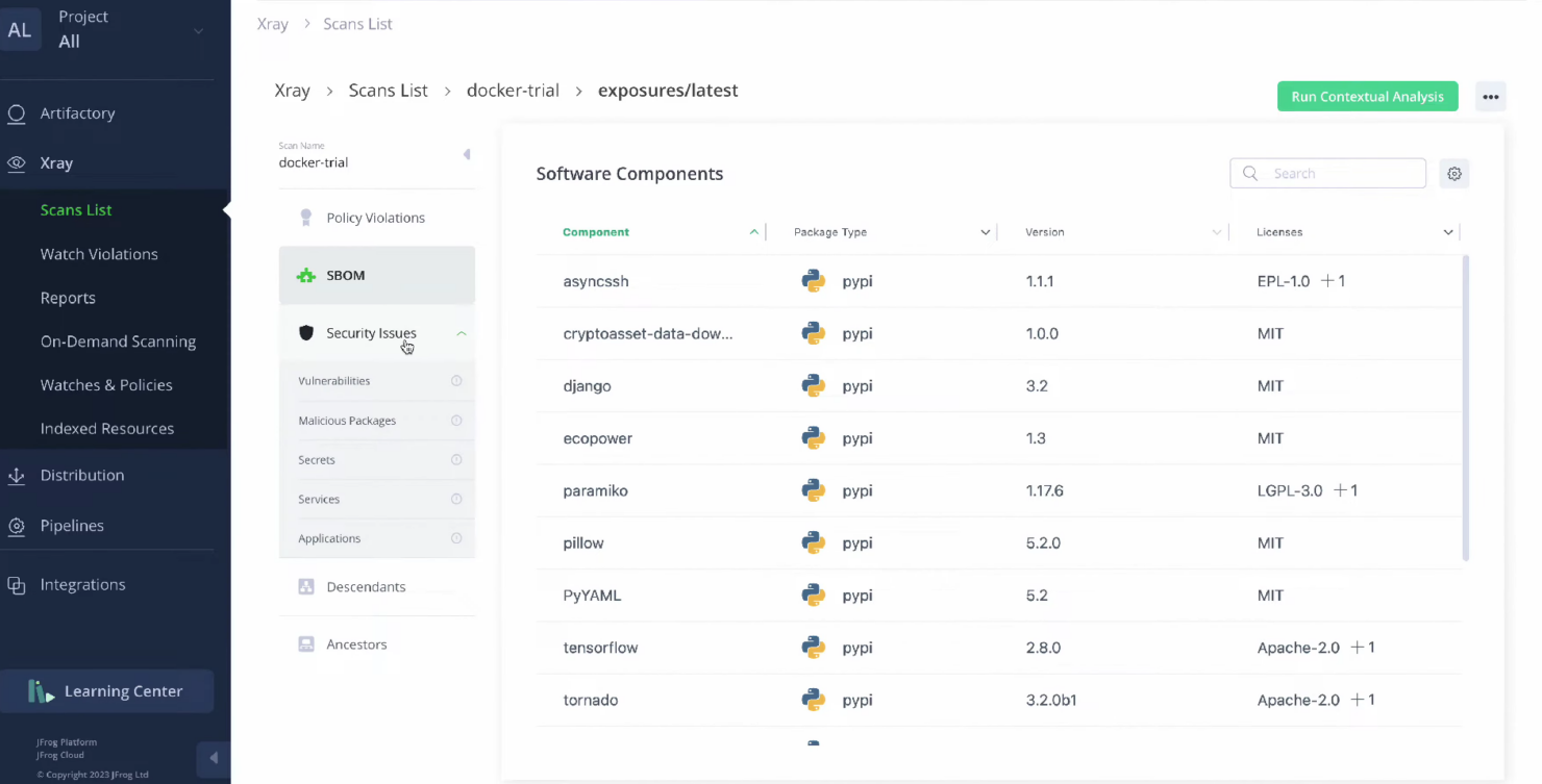 screenshot - JFrog Software Supply Chain Platform Review: Pros, Cons, Features, and Pricing