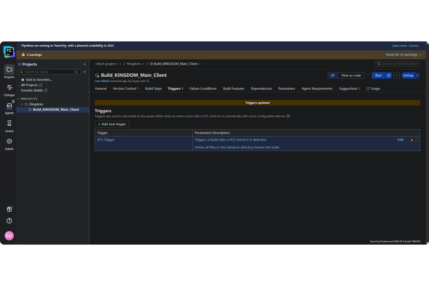 screenshot - TeamCity Review 2026: Pros, Cons, Features, and Pricing