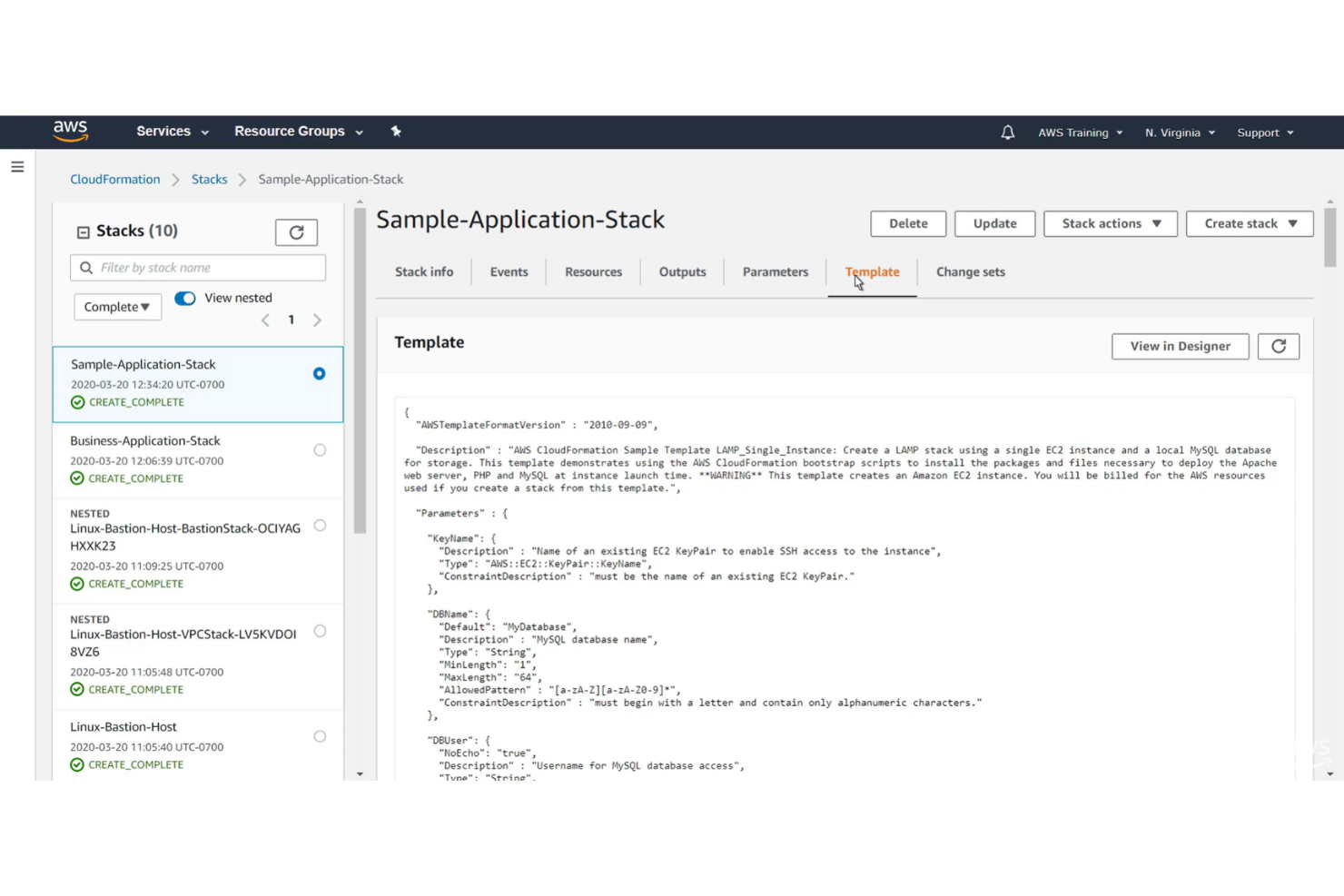 screenshot - AWS CloudFormation Review 2026: Pros, Cons, Features, and Pricing