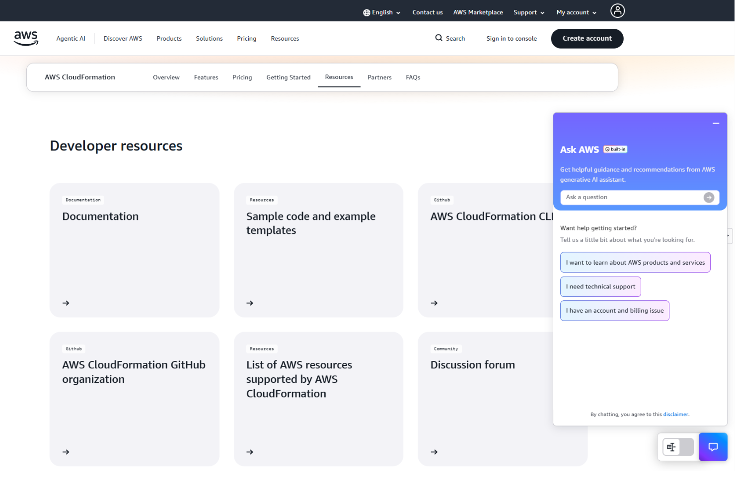 screenshot - AWS CloudFormation Review 2026: Pros, Cons, Features, and Pricing