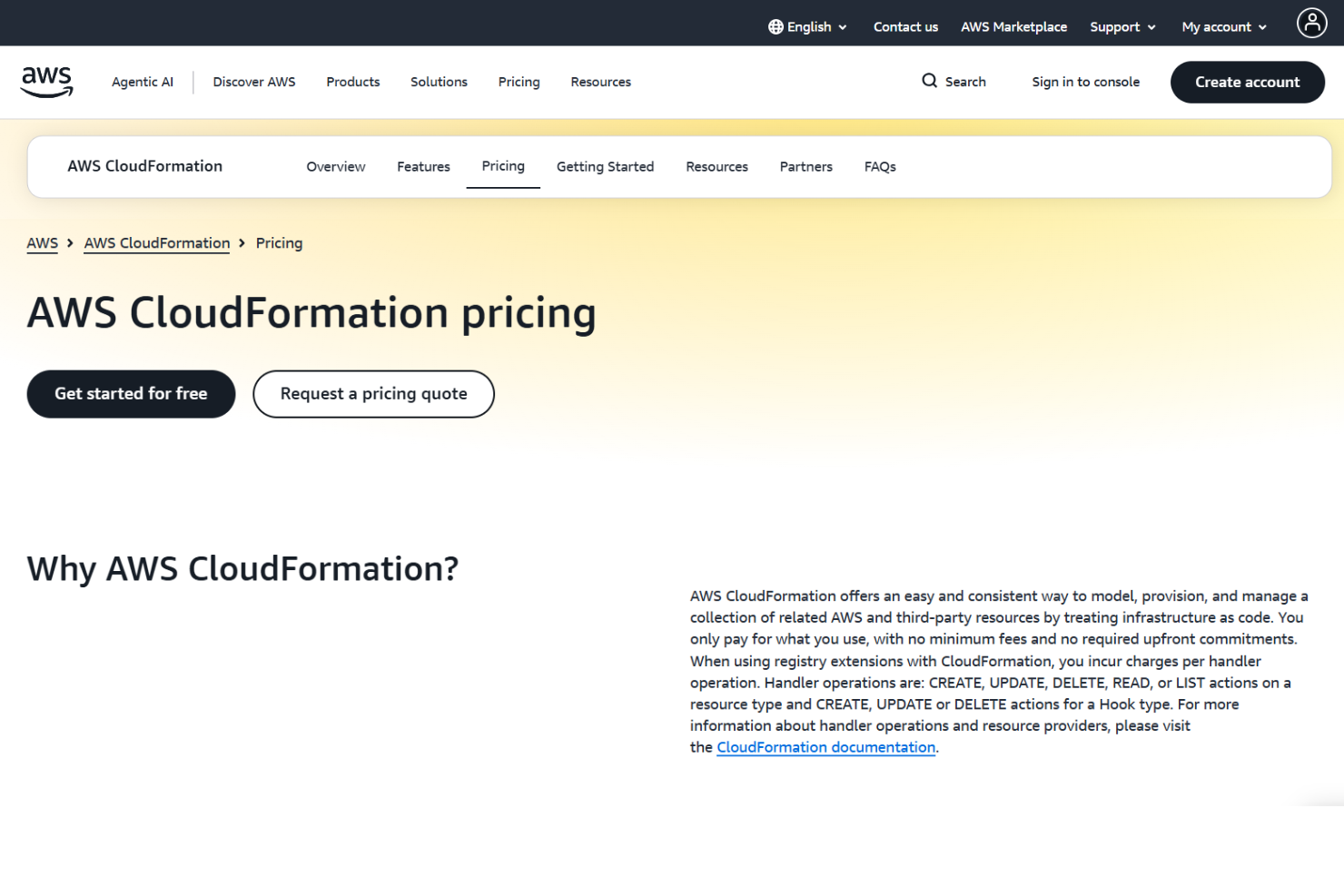screenshot - AWS CloudFormation Review 2026: Pros, Cons, Features, and Pricing