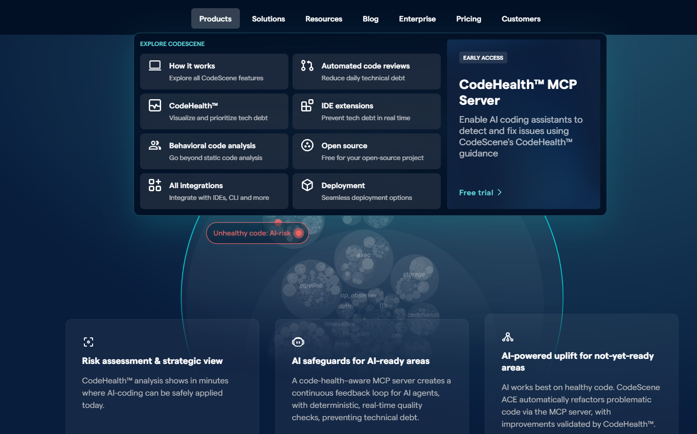 screenshot - CodeScene Review: Pros, Cons, Features, and Pricing Explained