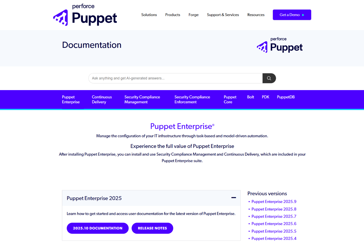 screenshot - Puppet Enterprise Review 2026: Pros, Cons, Features, and Pricing