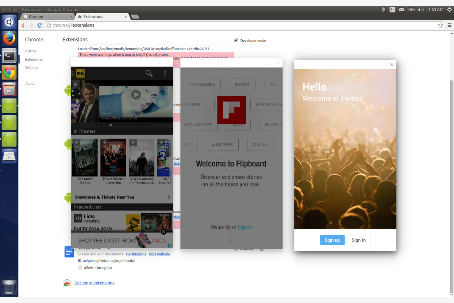 ARChon screenshot - 10 Beste Android-Emulatoren für Linux im Jahr 2026