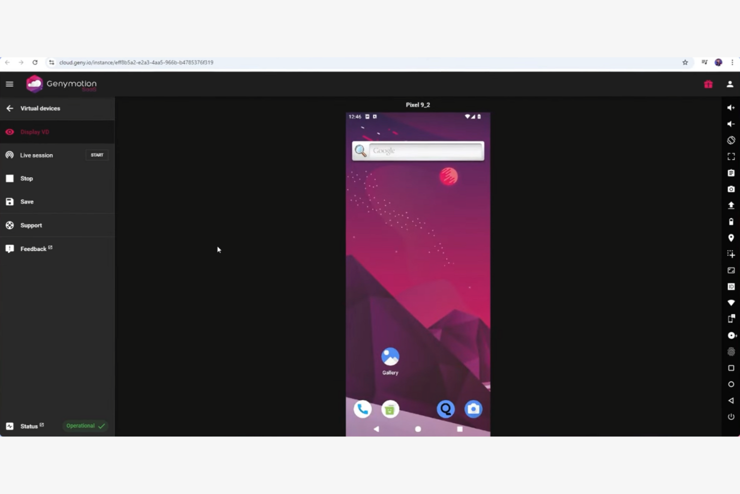 Genymotion screenshot - 10 Beste Android-Emulatoren für Linux im Jahr 2026