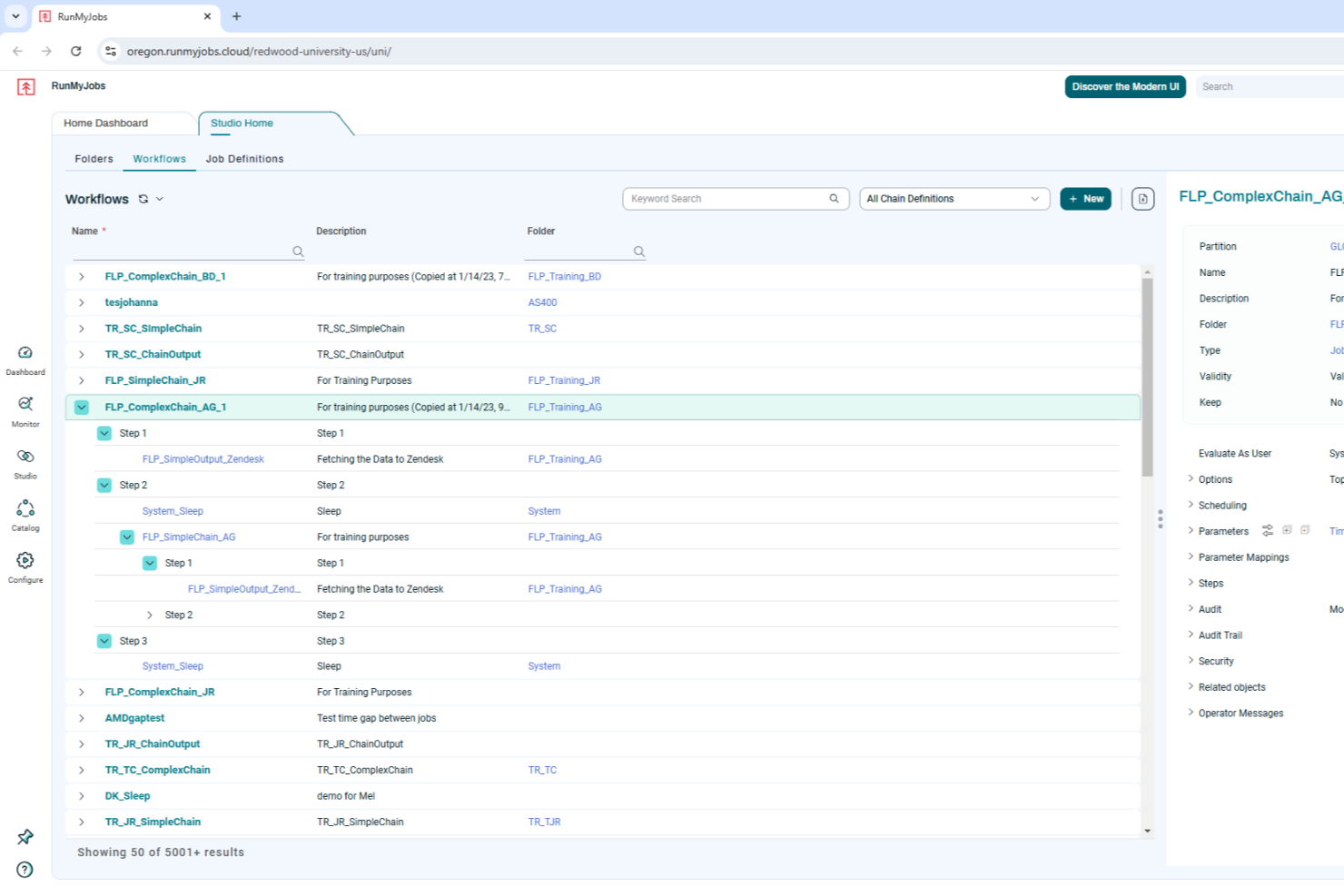RunMyJobs by Redwood screenshot - 10 meilleures plates-formes d’orchestration cloud passées en revue en 2026