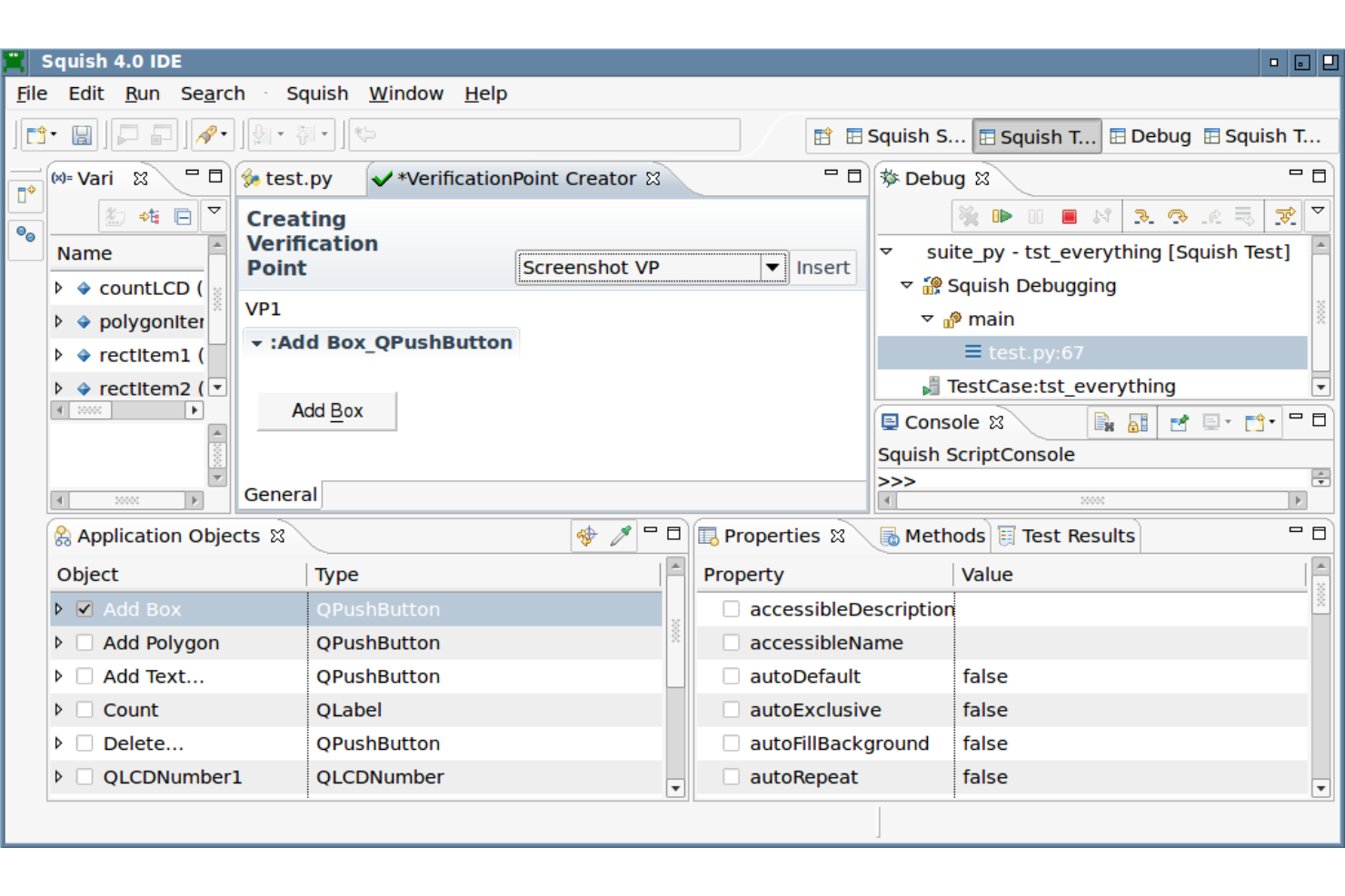 Squish screenshot - 20 meilleurs outils d’automatisation des tests examinés pour 2026