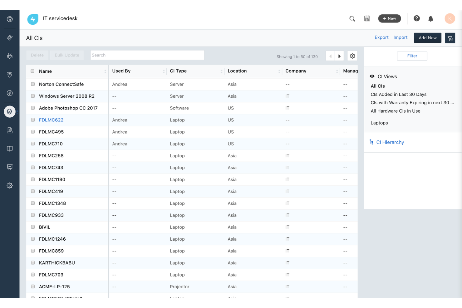Freshservice screenshot - 28 meilleurs outils de gestion de configuration passés en revue pour 2026