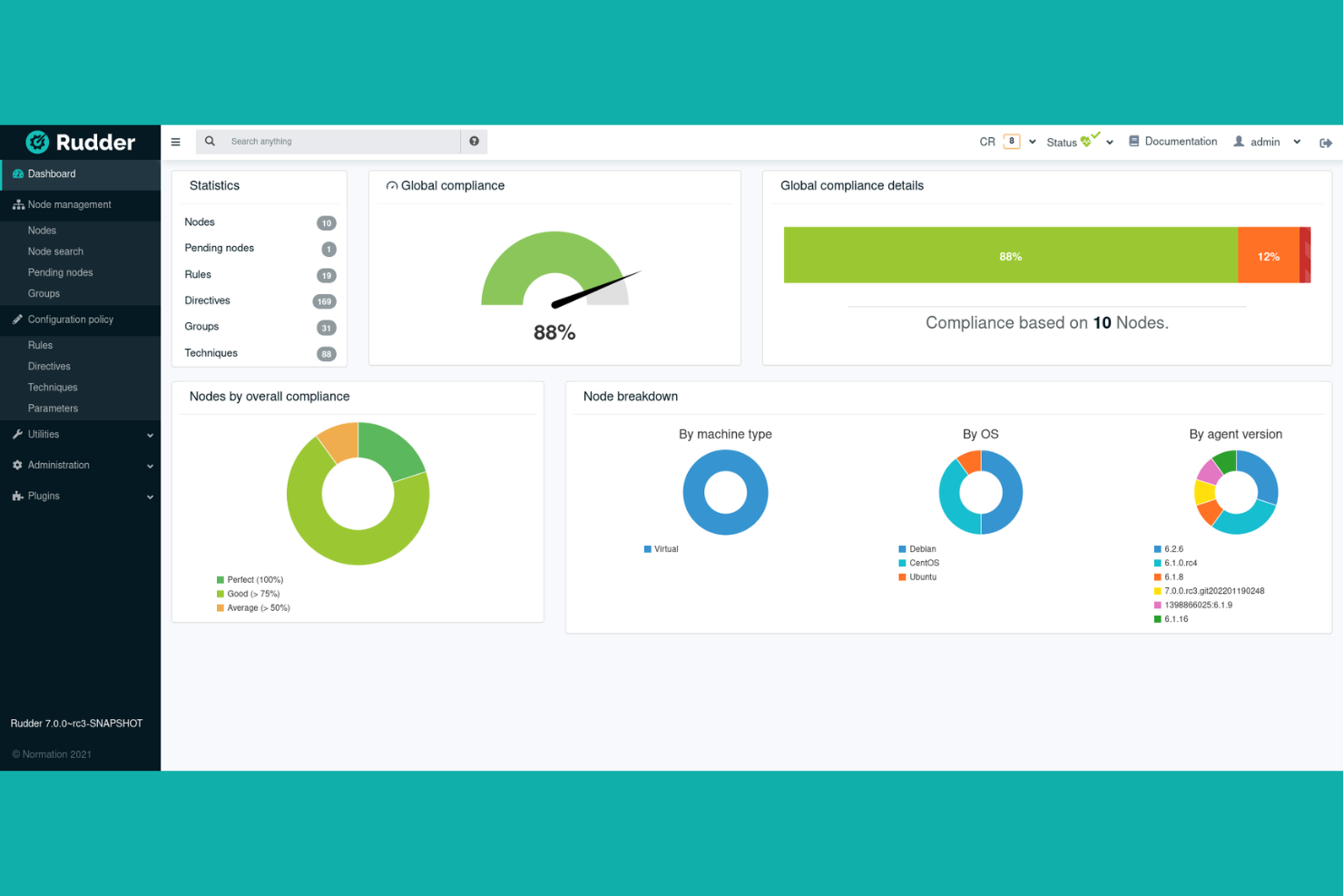 Rudder screenshot - 19 meilleurs outils de gestion de configuration en DevOps évalués en 2026