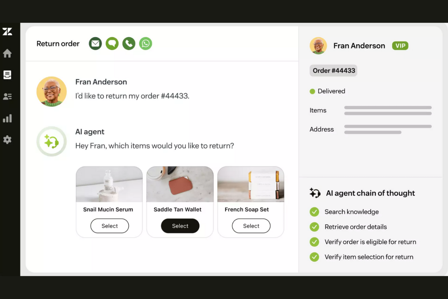 Zendesk screenshot - 12 Meilleurs Logiciels de Service d’Assistance pour Entreprises Passés en Revue en 2026