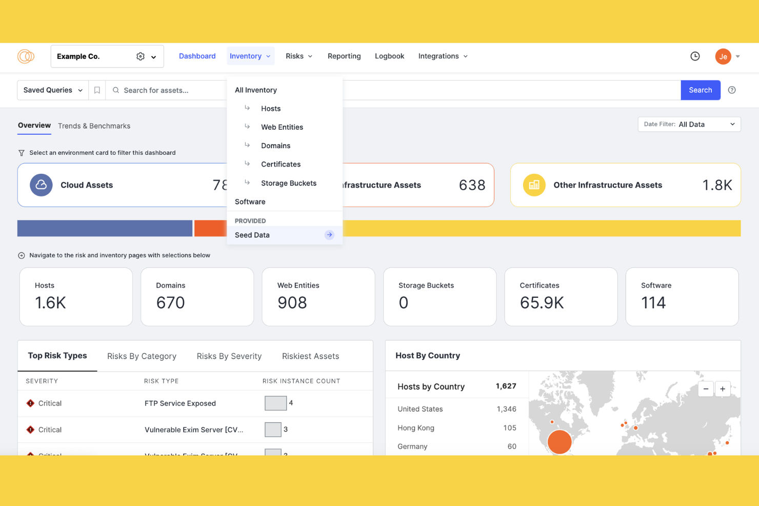 Censys screenshot - 10 Beste Tools für das Management der Angriffsfläche im Test 2026