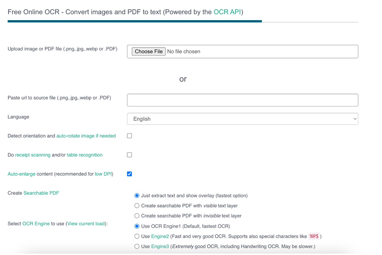 OCR.space screenshot - 14 Beste OCR-Tools im Test 2026