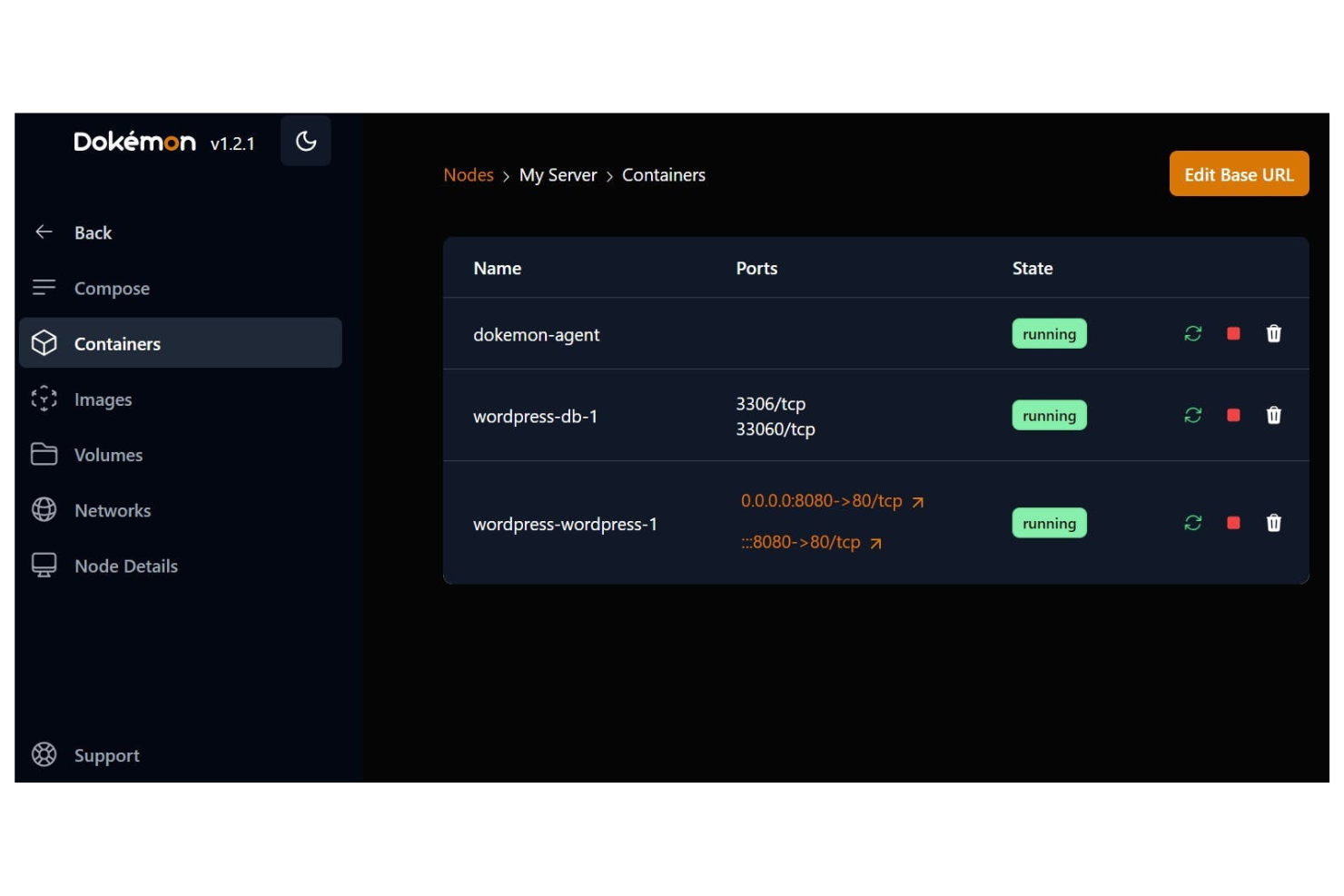 Dokemon screenshot - 19 Portainer-Alternativen für 2026
