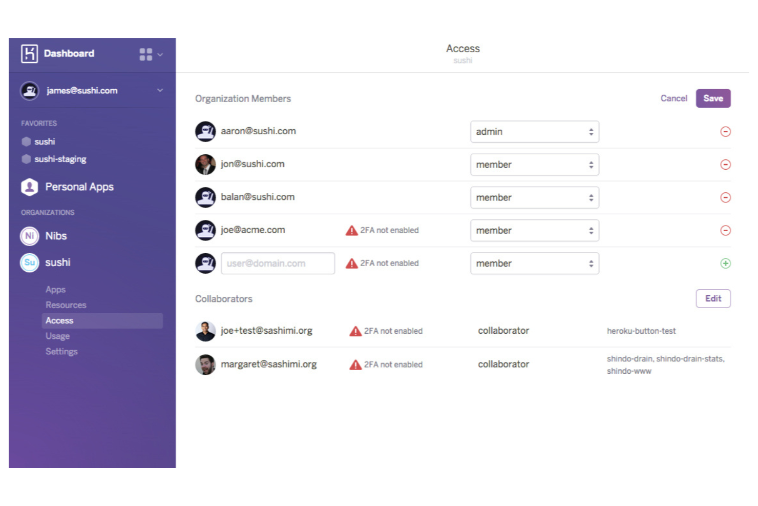 Heroku screenshot - 19 Portainer-Alternativen für 2026