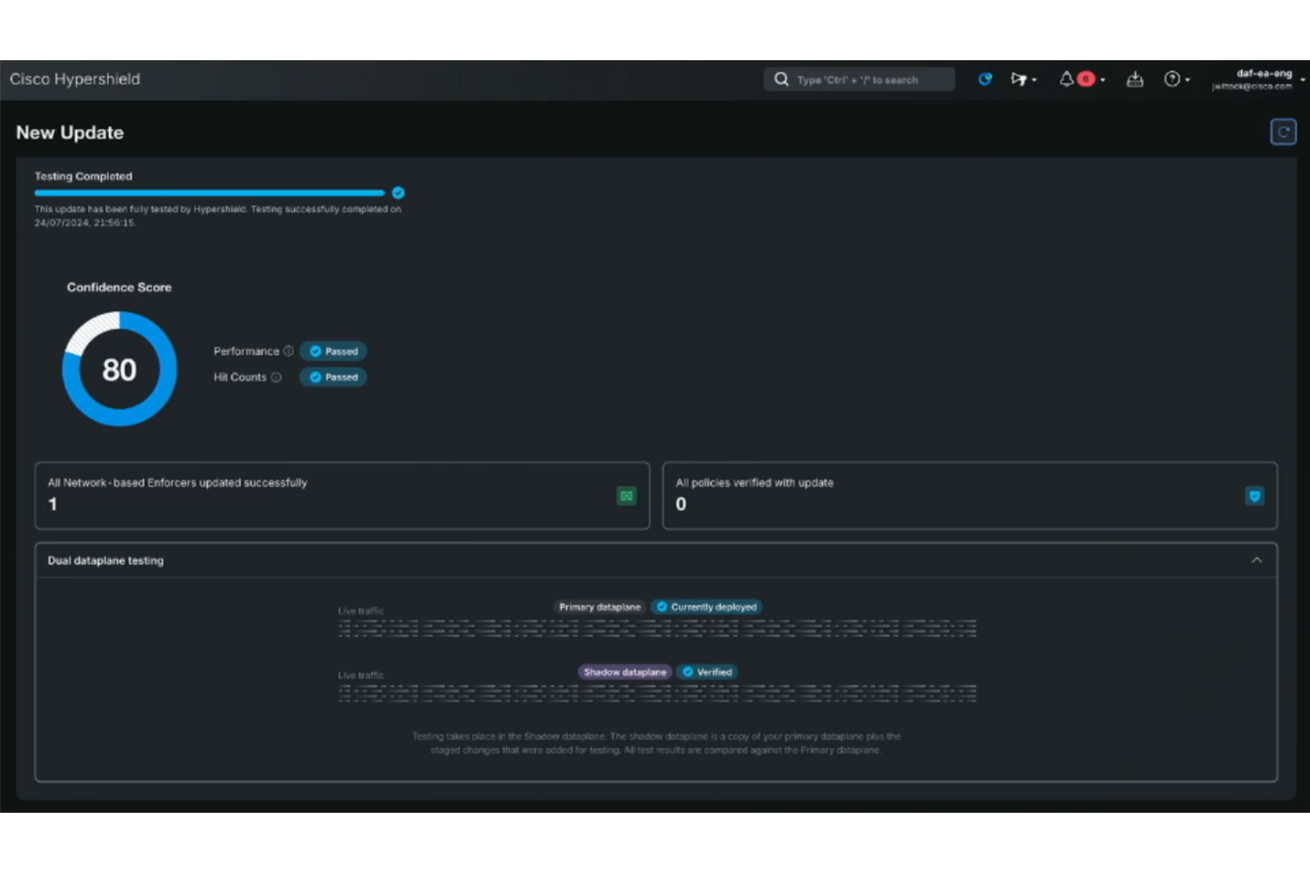 Cisco Hypershield screenshot - 10 Beste KI-Cybersicherheits-Tools im Jahr 2026 bewertet