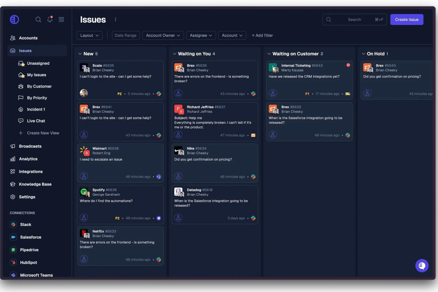 Pylon screenshot - 10 Beste SaaS-Helpdesk-Software im Test 2026