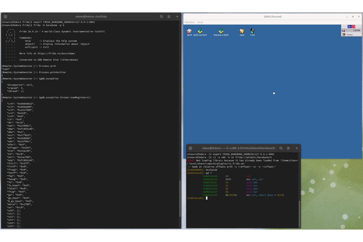 Frida screenshot - 10 meilleures alternatives à IDA Pro testées en 2026