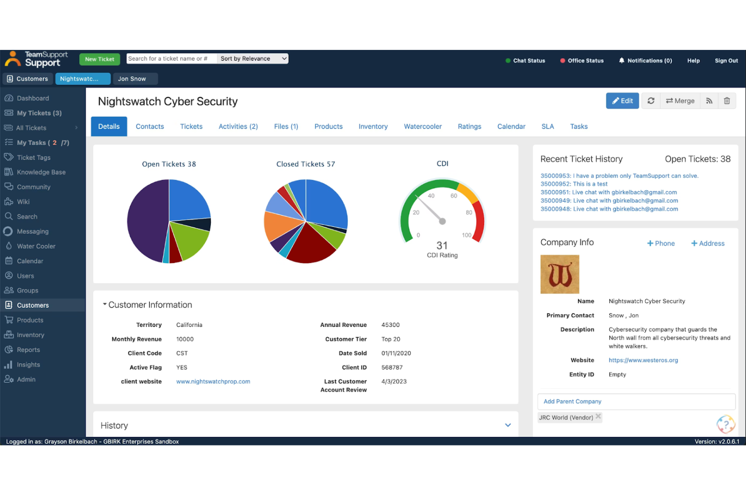TeamSupport screenshot - 10 meilleurs logiciels de support client pour petites entreprises passés en revue en 2026