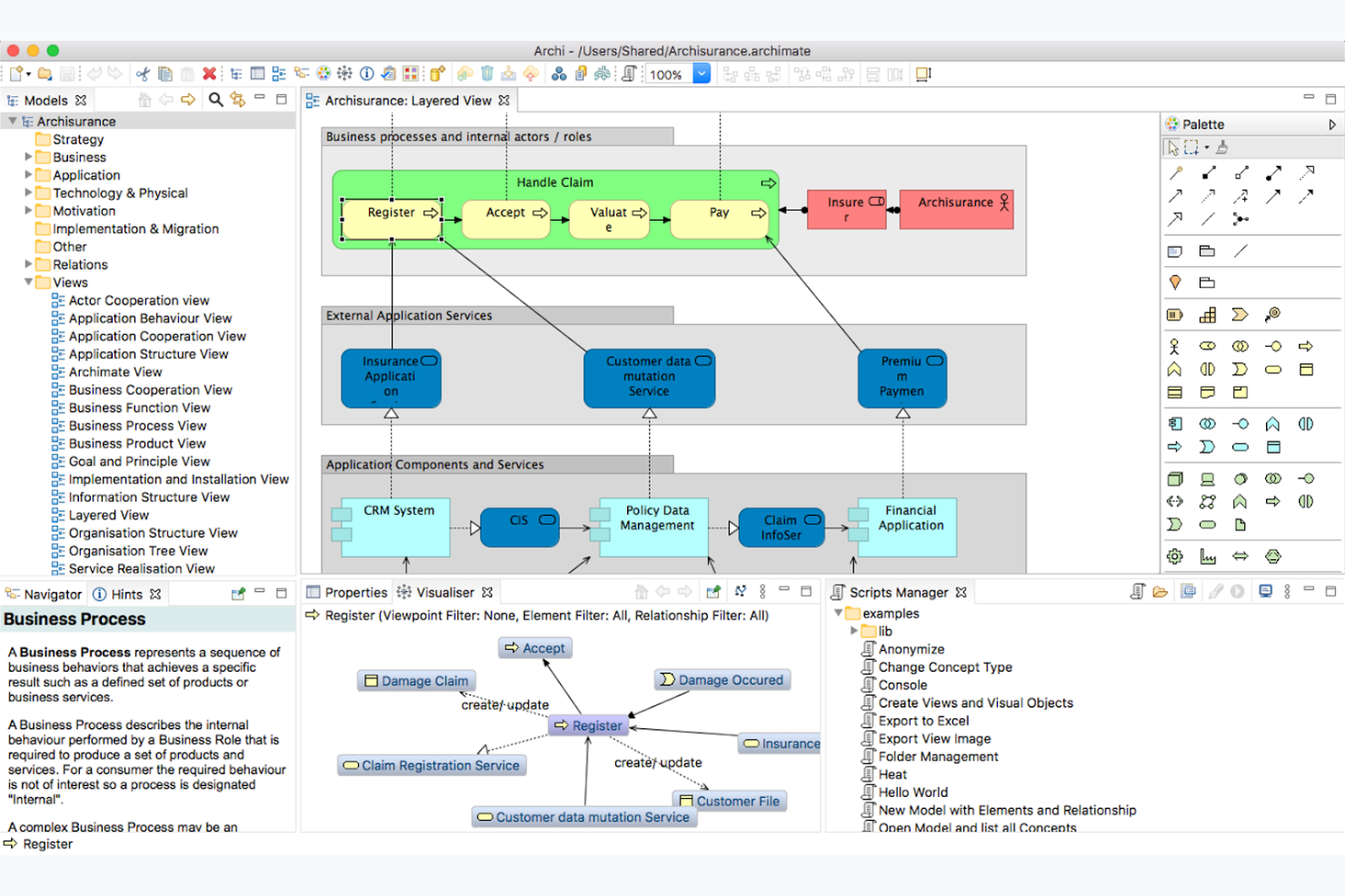Archi screenshot - 10 meilleurs outils gratuits de gestion des exigences évalués en 2026